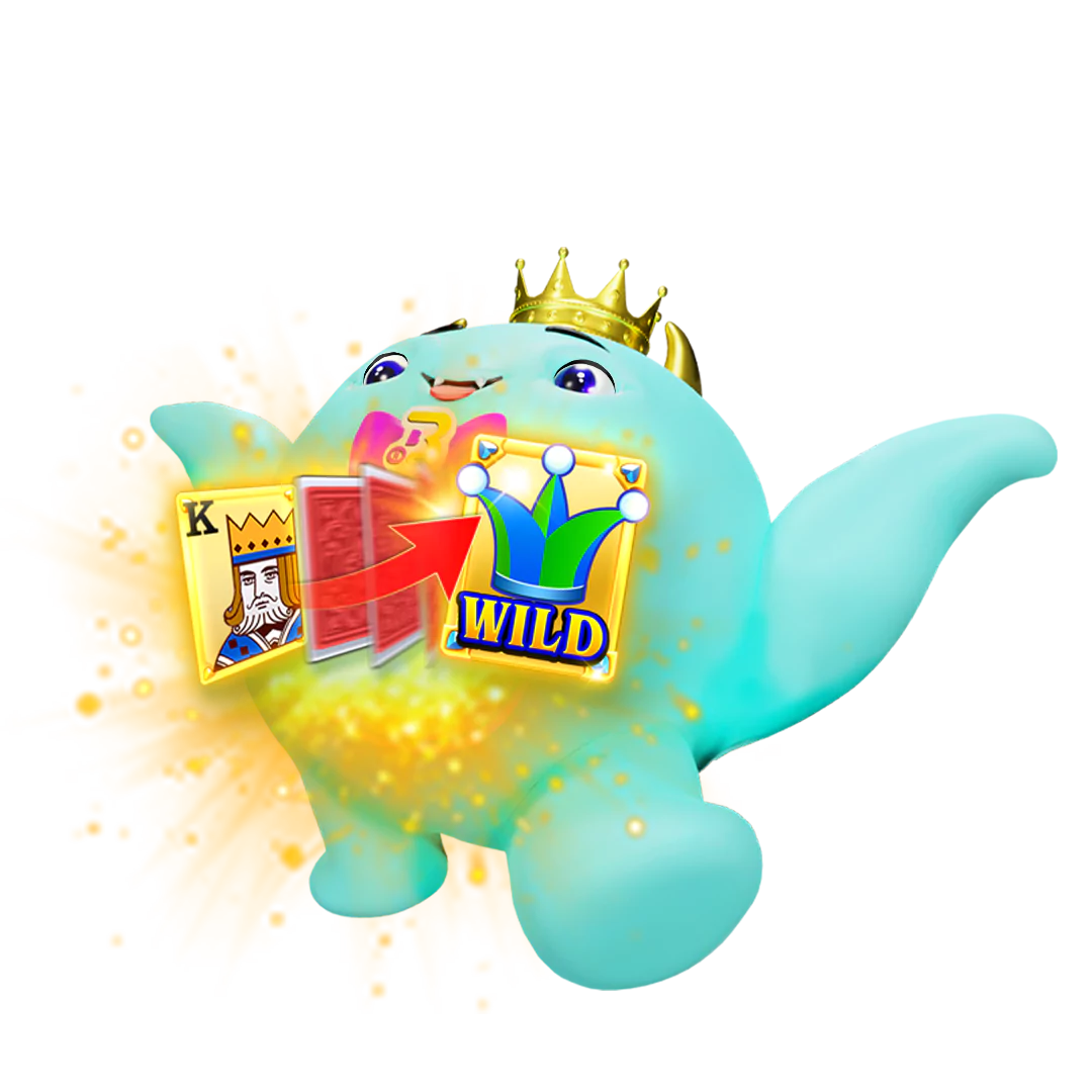 Casino Mascot: wild and crown